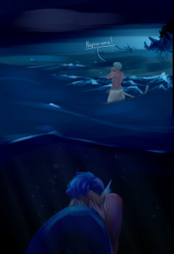 oh-haii-dere:  papanorth:  neptune you idiot haven’t you read the little mermaid you can’t fall in love with a human, stupid  hatzynz 