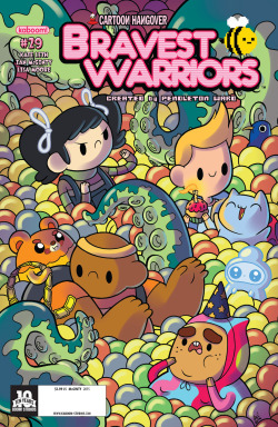 bravestwarriors:  Bravest Warriors #29Available now, Bravest Warriors #29 features writing by Kate Leth, drawings by Ian McGinty, and coloring by Lisa Moore. It’s actually a Bravest one-shot, starring the Warriors as their younger, even more adorable