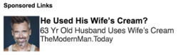 blameaspartame:  He Used His Wife’s Cream?