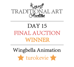 turokevie is the Winner of the Final Auction of this years Traditional Art Auction. Congratulations! This concludes this Auction. There will be one more post about the auction and we&rsquo;re done here. Thank you all so much and a big thanks to turokevie
