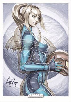 dotcore:  Samus Aran.by Stanley Lau. Check out the artist’s Website and Tumblr. via Xombie Dirge.