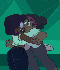 kenz-quartz: This definitely made me scream a little when Garnet hugged Rhodonite! I also wanted to just draw Rhodonite as a human