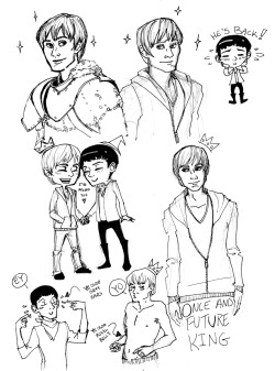 half of this is trash but I think it&rsquo;s adorable so have it. Merthur fuck yeah.