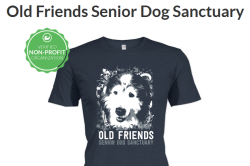 parakavka:  Old Friends Senior Dog Sanctuary is having another shirt fundraiser!  They  are a  501©(3) non-profit corporation  which fosters over 40 senior and special needs dogs and provides a “forever foster” program for 90 more dogs that includes