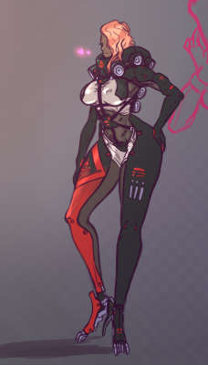 just-side-rube:    theres quite alot of “cyber girl who has the skrillex hair but can also kill you” characters, but Mistral from metal gear is the best one  