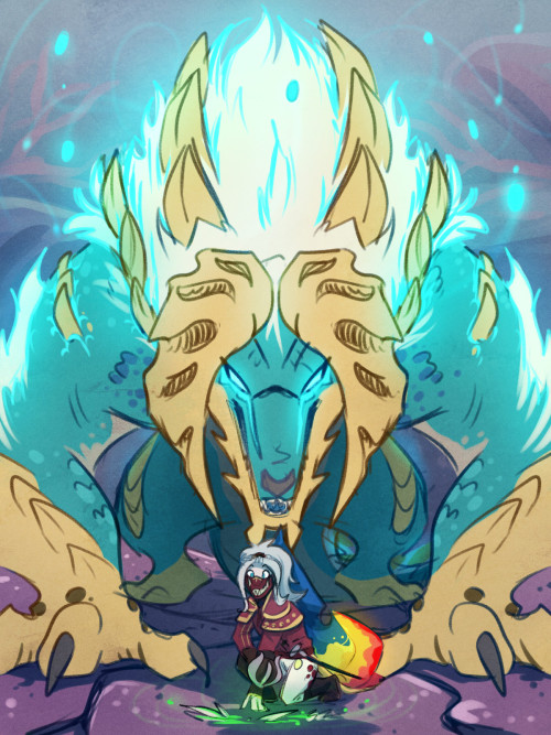 Found a golden crown Zinogre the other day, it was BIG-COMMISSIONS OPEN-