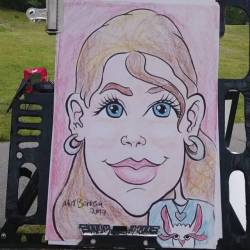 At Fellsmere Pond doing caricatures!  Come down and check out the lantern walk. #artistsontumblr #artistsoninstagram #art #drawing #caricaturist #caricature #caricatures #park #pond #fellsway #malden (at Fellsmere Park Parkways)
