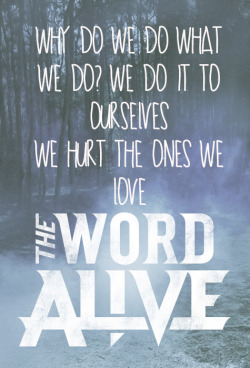 skyl1t:  Play The Victim// The Word Alive
