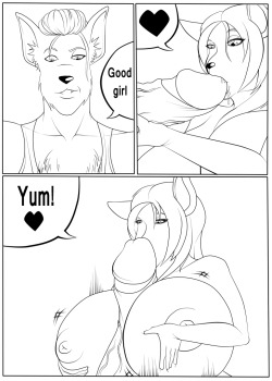 Test subject comic Page 5 A comic I did for Halfebthedingo on FA Contains him and his girlfriend testing out a new kind of drug.  The effect of the drug is, For Female: Breast expansion, butt expansion, hip expansion, and thigh expansion, a full hourglass