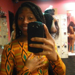 kathereal:  Pardon the naked dancer in the corner. This is important. I just got sent home from Stadium-DC because my hair was in these twists. Notice how everyone in the background is black. This is a black club with black management and a black owner.