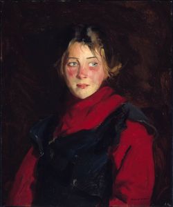  Robert Henri - Irish Girl (Mary O’Donnel) - 1913 (X)  