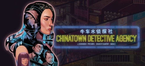 chillxpanic: Chinatown Detective Agency: Globetrotting Mystery Adventure A cybernoir adventure inspired by the classic Carmen Sandiego games. You can support the game on kickstarter.  