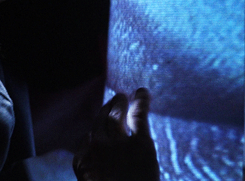 sci-fi-gifs:The battle for the mind of North America will be fought in the video arena: the Videodrome.Videodrome (1983) dir. David Cronenberg