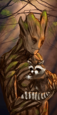 edgebug:  i’ve seen a lot of baby groot and that is all well and good but: have u considered baby rocket?? cause i sure have painting fur is really hard ok im sorry 