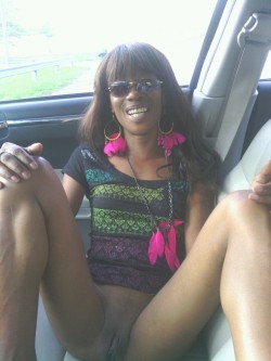 blkgrannylover:  .   A regular day in Detroit picking up a crackhead this is my crackhead pussy