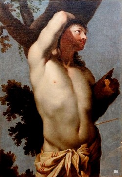St. Sebastian. 17th.century. Lubin Baugin. French 1612-1663. oil /canvas.  