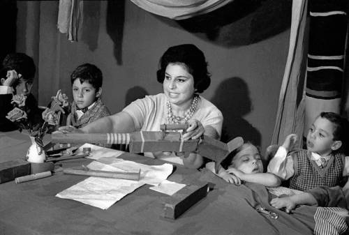 Frank Horvat, TV show for children, Cairo, Egypt, 1962 Nudes &amp; Noises  