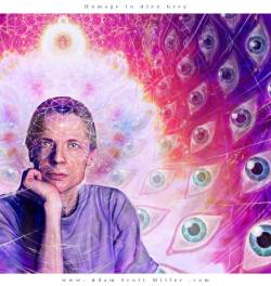 psychedelic-aliens:  “Homage to Alex Grey” by Adam Scott Miller