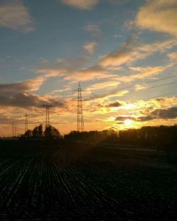 Yesterday #nofilter #sunset #skyporn #switzerland