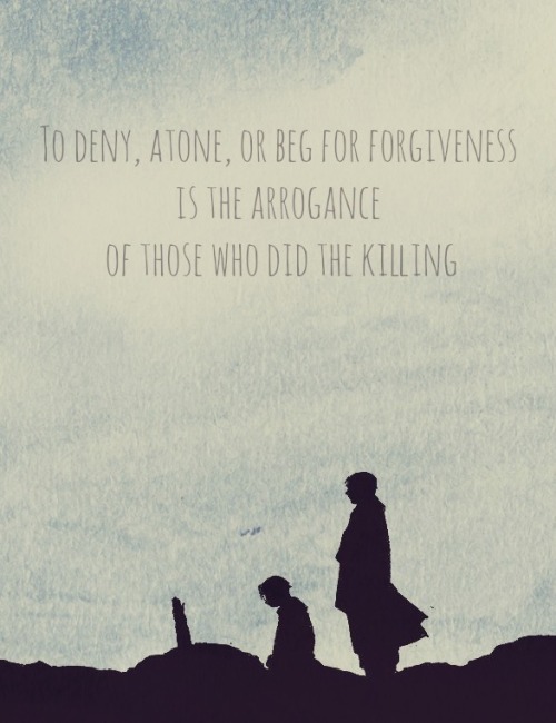 Begging for forgiveness