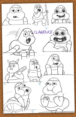 Enjoy the many looks of Clarence in these Cartoon Network Studios sketches!