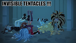 atomictikisnaughtybits:  samsonworks:  Just another slumber party in Monster High.  I am scaroused   @slbtumblng lol &lt; |D’‘