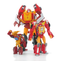 thelastgherkin:  Rodimus and Optimus Prime are, so far, the only characters to have toys in all three phases of the Prime Wars Trilogy.
