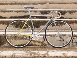 fuckyehfixedgear:  Like to keep it old school? Well the guys over at VCA sure do! With everyone else going towards carbon and alloy frames, VCA have kept it true with their new, handcrafted steel frames! Weight doesn’t matter when you’re riding a