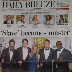 knowledgeequalsblackpower:   American newspapers just seizing the opportunity to have a little fun with slavery. Totally accidental and/or harmless.In other news: microaggressions are common verbal, behavioral, and environmental indignities, whether inten