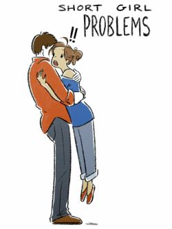 buzzfeed:  Illustrations by sarapocock   short girls are cute &lt;3