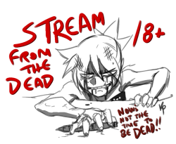 Livestreaming commissions! Come in and nab a slot!15 for a sketch! 30 for a color sketch!