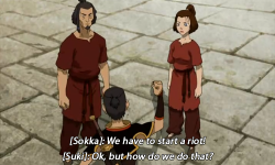 feminist-space:sonic-ewdriver:rooster—hunter:  roymaes:  the greatest plan in history  atla    The caption on that last image did me in. 