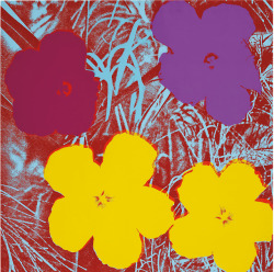 nobrashfestivity: Andy Warhol, Flowers, One Plate, 1970 more 