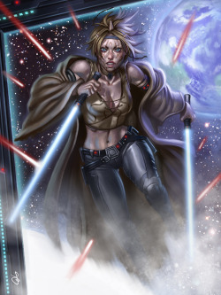 fantasy-scifi:  Jedi Knight by SaraForlenza