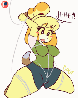 darkprincess04:    I heard a lot of complaint about Isabelle’s fishing rod in the new Smash game, So I wanted to teach her a lesson! Nsfw Ver on Patreon! https://www.patreon.com/Darkprincess04   