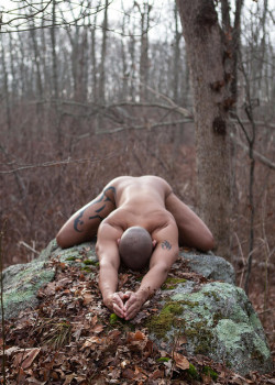 noodlesandbeef:  mischief1972:  Yoga on an early winter morning 20151207 Copyright © 2015  I would start practicing yoga if class was held nude in the woods. 