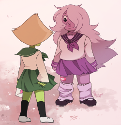 “Hey&hellip;Amethyst&hellip;do you have a minute?” Yes hello, I am Amedot trash starting now. 