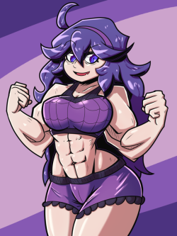 bewildered-angel:  “FLEX MANIAC wants to battle!”Don’t forget! I take commissions! Details here: https://bewildered-angel.tumblr.com/post/164669431606/commissions-open-commissions-are-open-again-i 