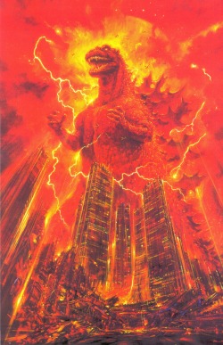 wani-ramirez:  Godzilla movie posters by Noriyoshi Ohrai 