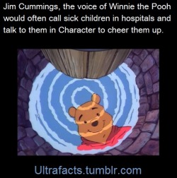 ultrafacts:  Jim doesn’t just use his practiced Pooh and Tigger voices for the big and small screen – he also lends his voice to the Make-a-Wish-Foundation when he calls sick children in hospitals.“One child that I called was dying of cancer,”