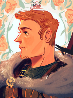 kalidels:  been working on these for a while! I miss the da:o squad so much (✿´‿`)  (some notes on the flowers and symbolism under the cut!) EDIT: it’s a little late but i finally fixed the bit of fur coat on alistair’s drawing that was bothering