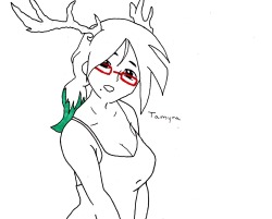 nicoleships:  thetophat113:  The awesome artist of Nicole’s Hips. Tamyra your art is amazing and reminds me on my GF. Sorry about the bad quality my computer died so I have a crappy laptop to try to scan it. (P.S.) The weather is starting to get good