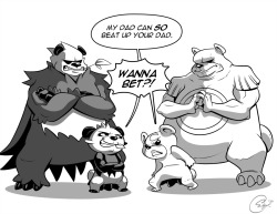 curlypie:  Pangoro Vs Ursaring! Place your bets here folks! 