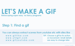 A Step-by-Step Rotoscope Guide with not-an-animator cakeis ! Step 1: Find a gif Remember to ask for permission if using someone&rsquo;s editYou can always extract scenes from youtube etc with sites like: www.giflike.com www.yt2gif.com www.gifyoutube.com