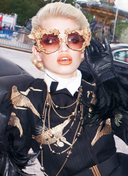 vomitus-creeper:  deseased: daphne groeneveld in wsj magazine by katja rahlwes  FUCK MY DREAM OUTFIT