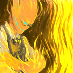 nyaningisa:   ……but since you killed Sans………I’ll serve you.*The bar is on fire.Grillby is so cool, Grillby’s Battle is solo cool. And the reverse version of Megalovania is such a good shit, Wowwwww
