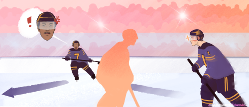 emperormomo:  For the @atlanewyearexchange! Happy new year @acorn-boy, here’s my gift for you :) Zukka ice hockey AU: How to go from enemies to lovers in three simple steps exclamation marks.I hope you like it!Story time!!First image: Zuko not passing