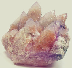 laughing-trees:  thirdbirdofrhiannon:  Spirit Quartz (also known as the Cactus Quartz) envelopes one in love. It immediately activates and opens the crown chakra. It opens one to self-forgiveness, self-love, and a feeling that “everything’s alright!”