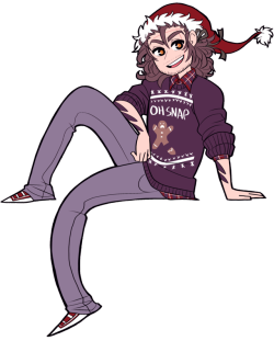 destiny-islanders:  *Resists urge to draw Episode Ignis spoilers by doodling Gladio in an ugly Christmas sweater instead*  Noctis | Prompto | Luna | Ignis