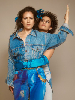 flawlessbeautyqueens: Favorite Photoshoots | Abbi Jacobson &amp; Ilana Glazer photographed by Charlotte Rutherford for Nylon (2017) 